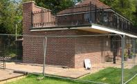 Ashby Castle Lawn Tennis Club - new extended balcony and new ladies changing rooms