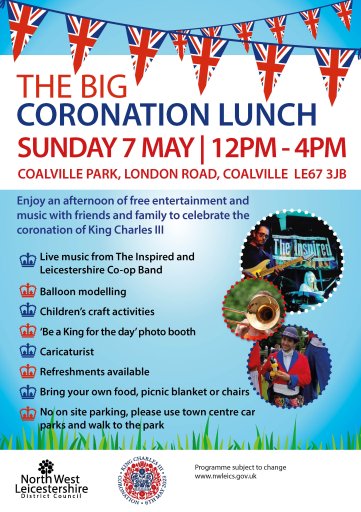 Coronation big lunch poster