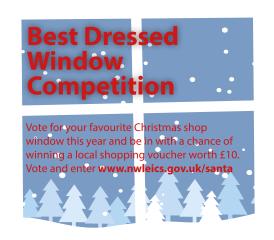 Christmas best dressed window competition