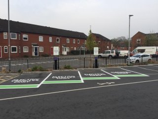 Electric charging points already installed in North Street Car Park, Ashby