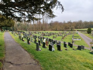 view of an area within whitwick cemetery